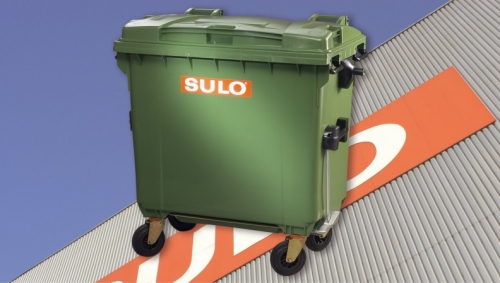 Thùng chứa rác 4 bánh xe dung tích 770L hiệu SULO