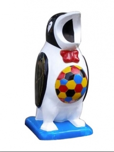 Thùng rác composite chim cánh cụt