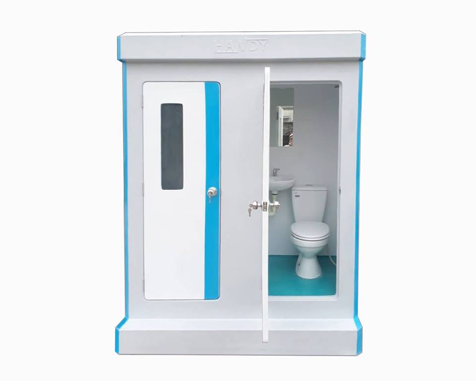 Nhà vệ sinh di động composite đôi cap cấp H17.2D